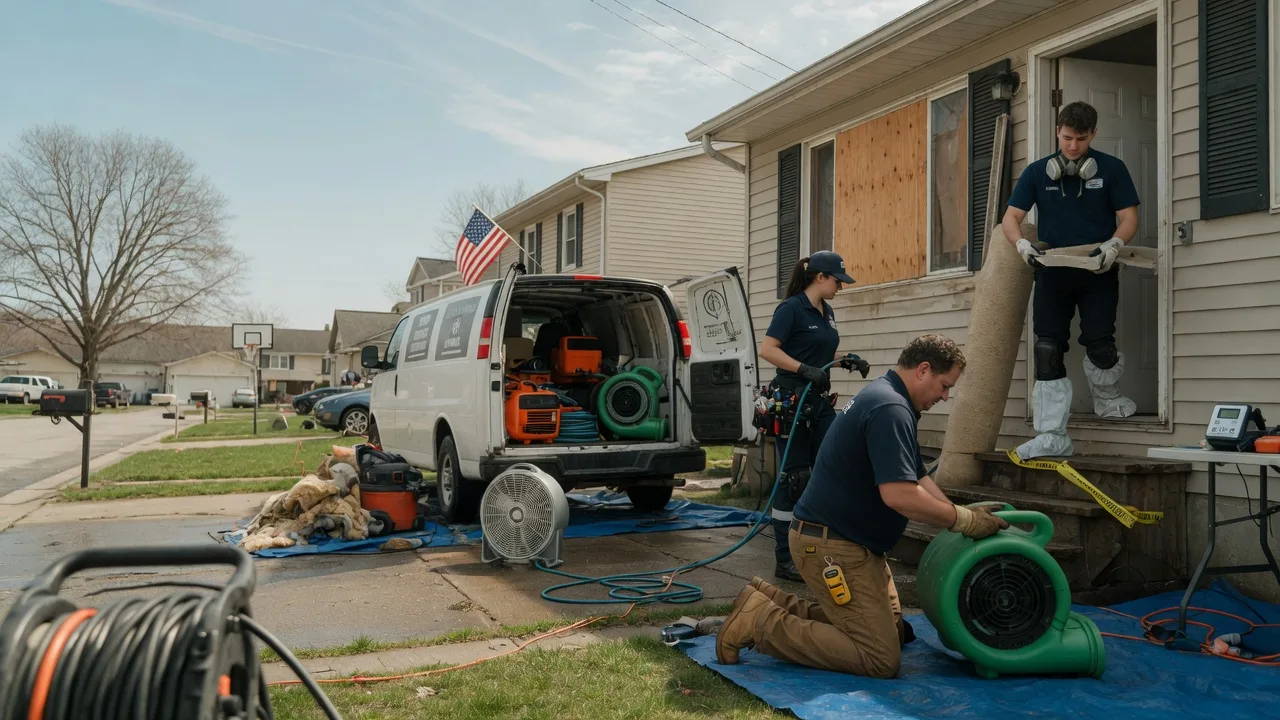 Water Damage Restoration in La Valle, WI near me
